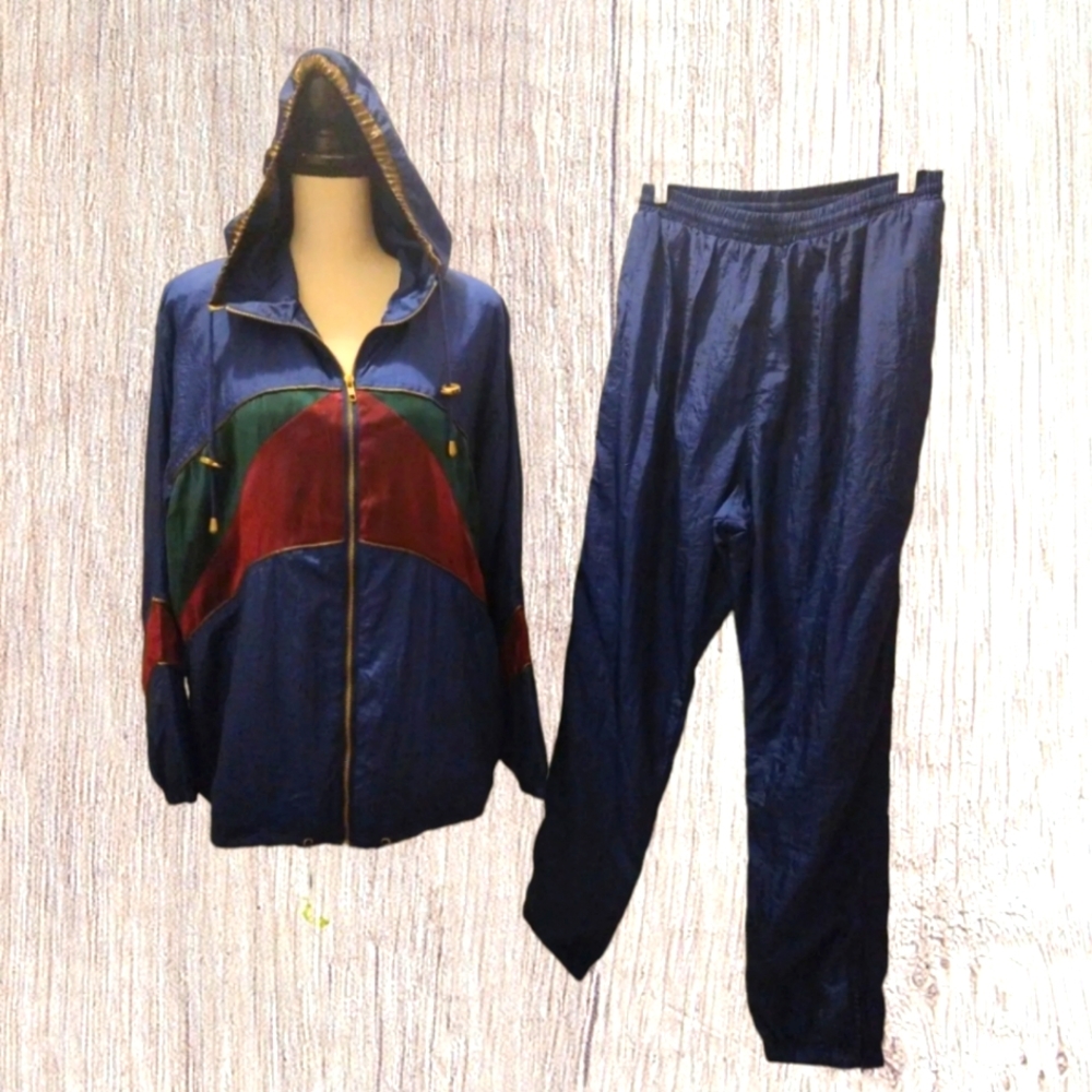 80's Vintage Active Club Jogging Track Suit Size Large. Brand New With Tags